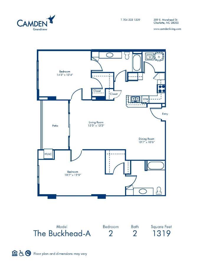 Spacious 2 Bed, 2 Bath Uptown Gem In The Heart Of The City-Parking-Wi-Fi-Balcony Cgv Charlotte Luaran gambar